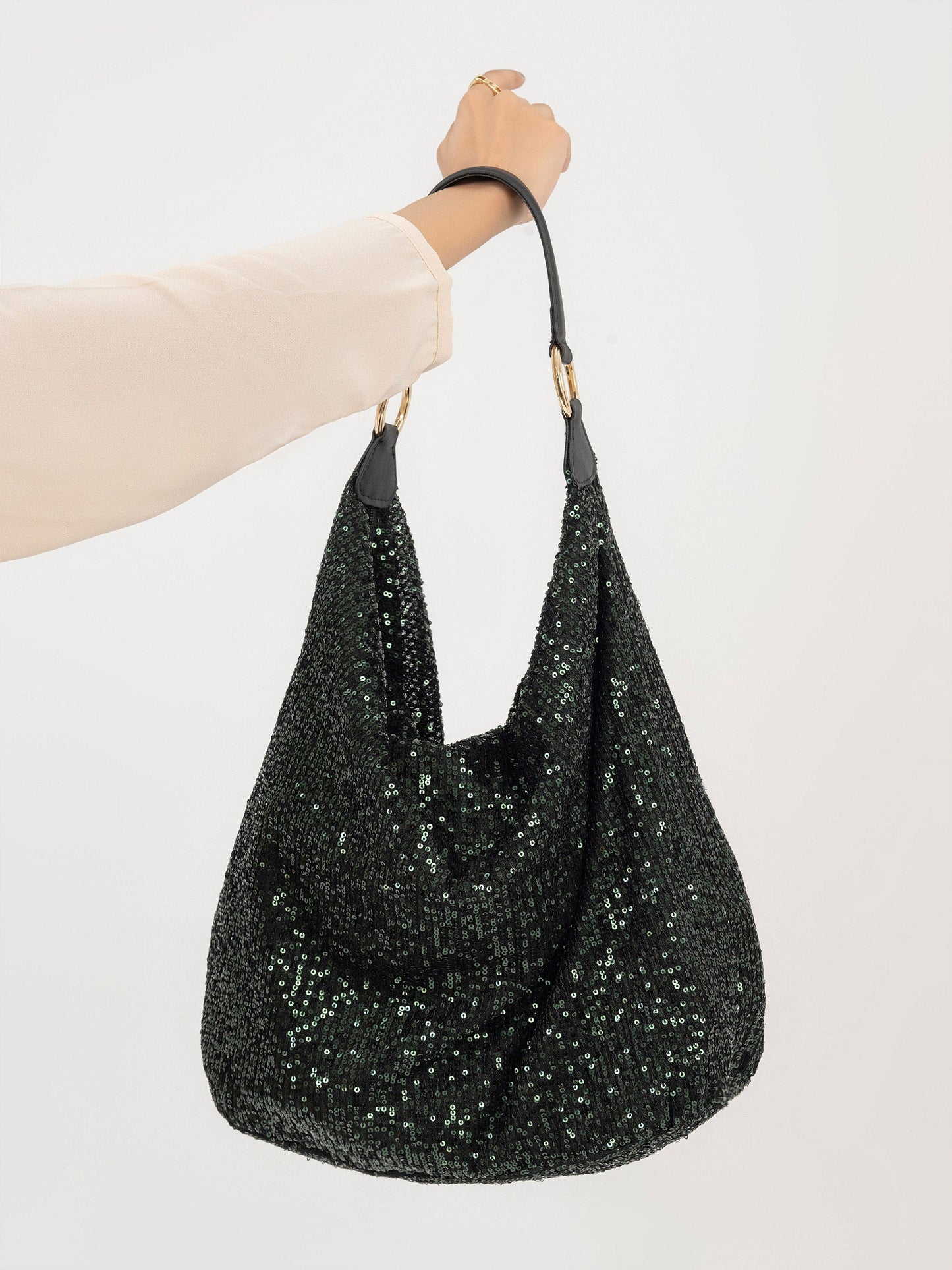 Sequins Embellished Tote Bag