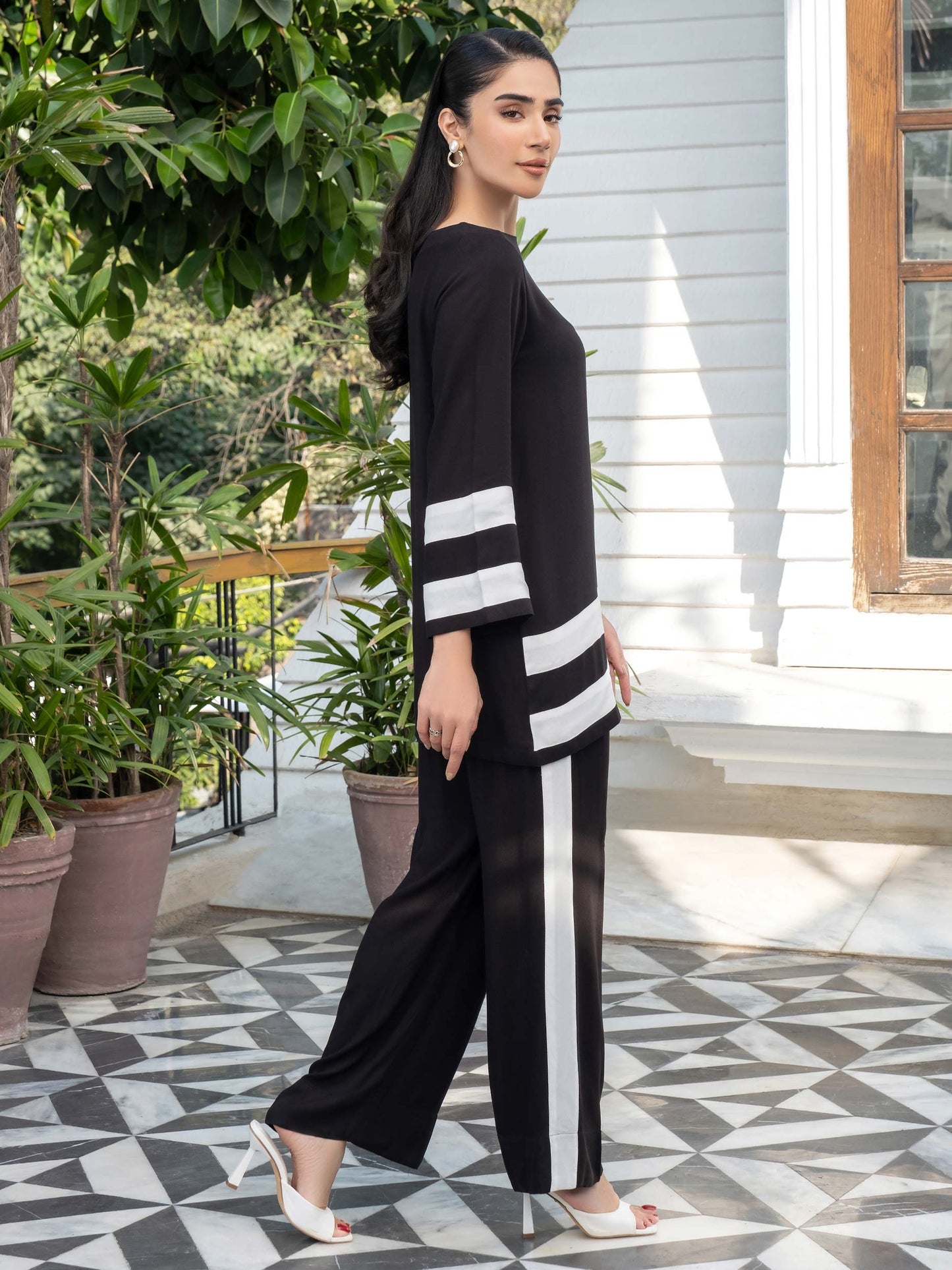 Dyed Color Block Marina Co-Ord Set