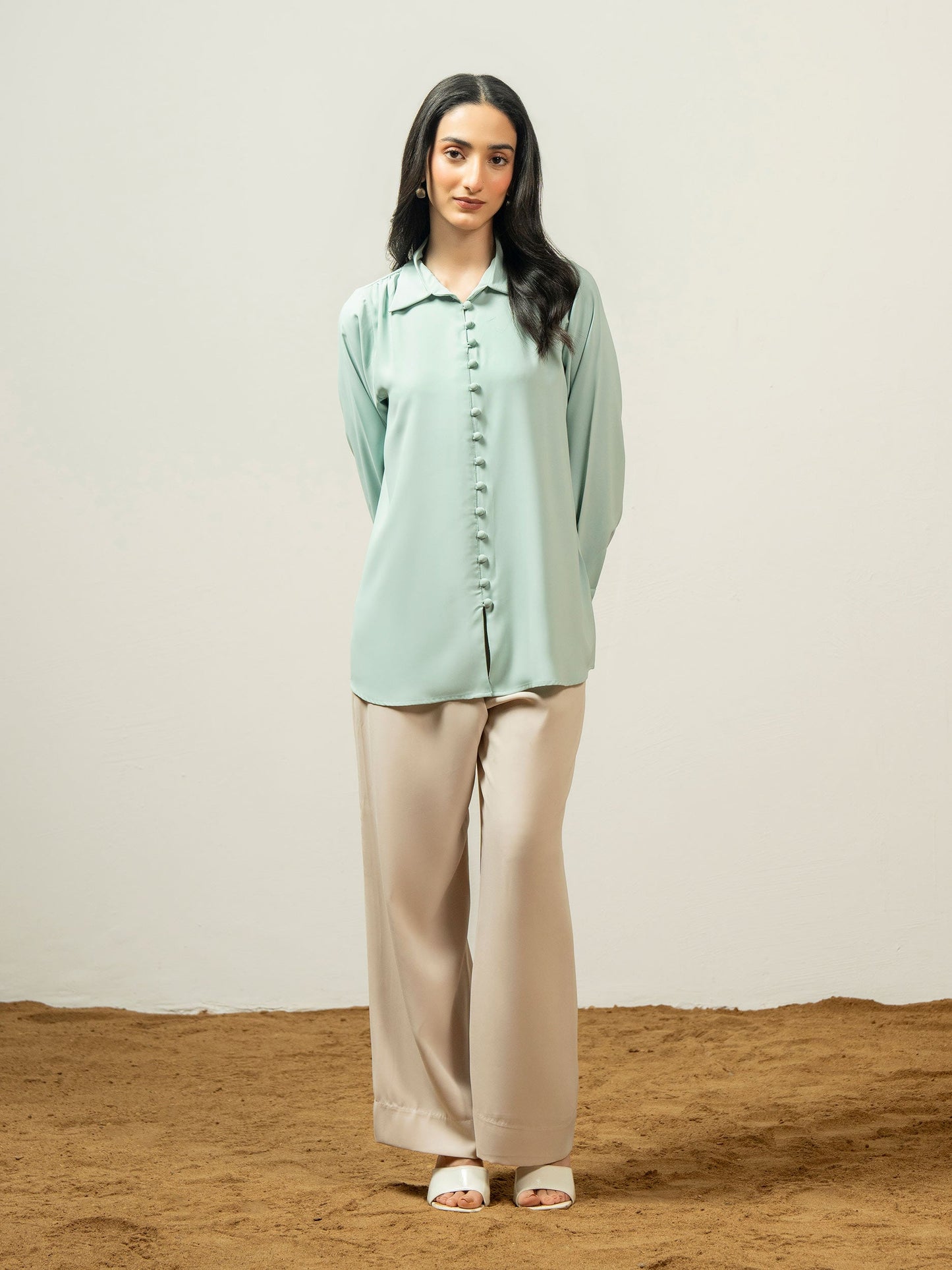 Dyed Silk Top