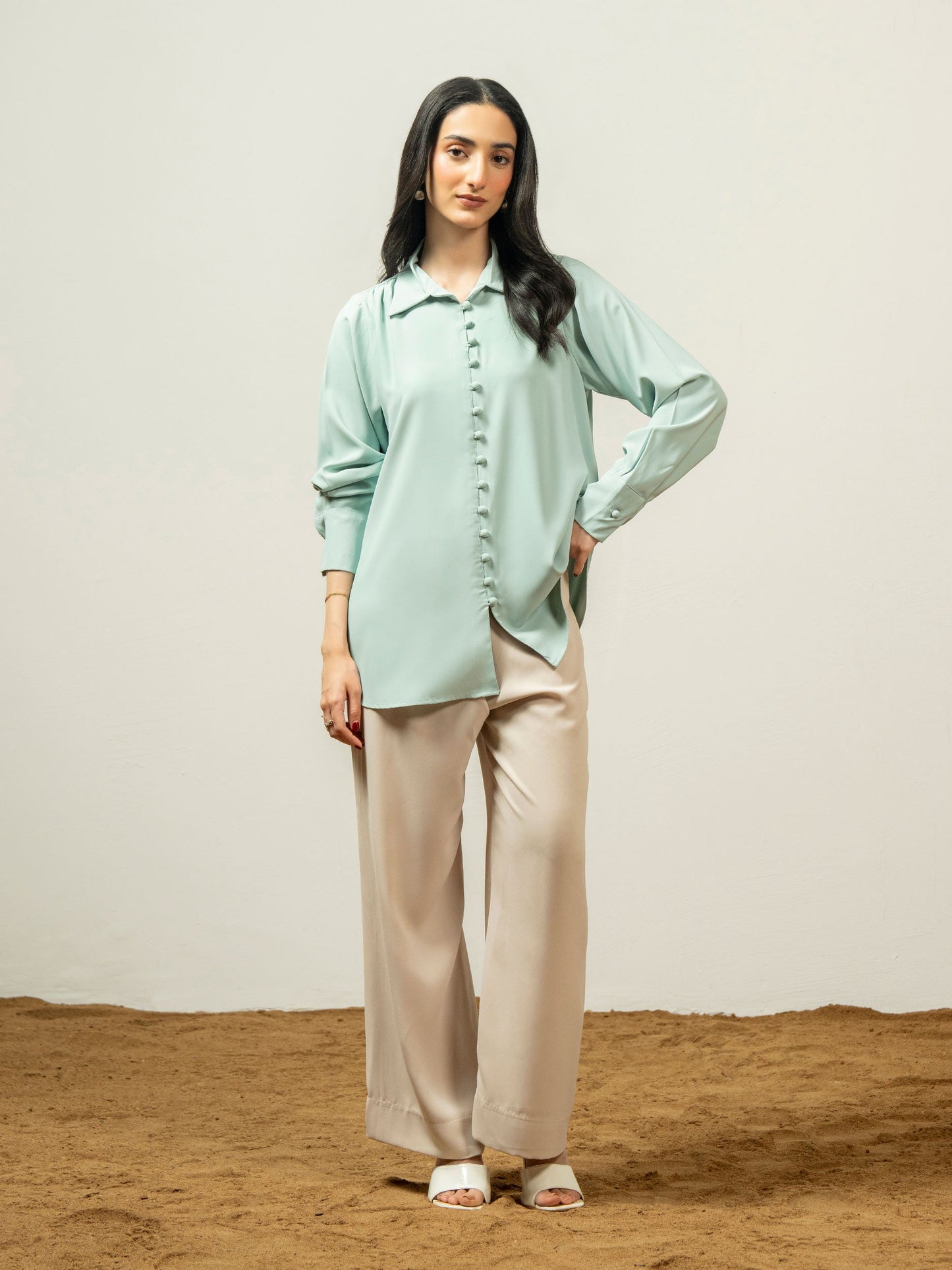 Dyed Silk Top