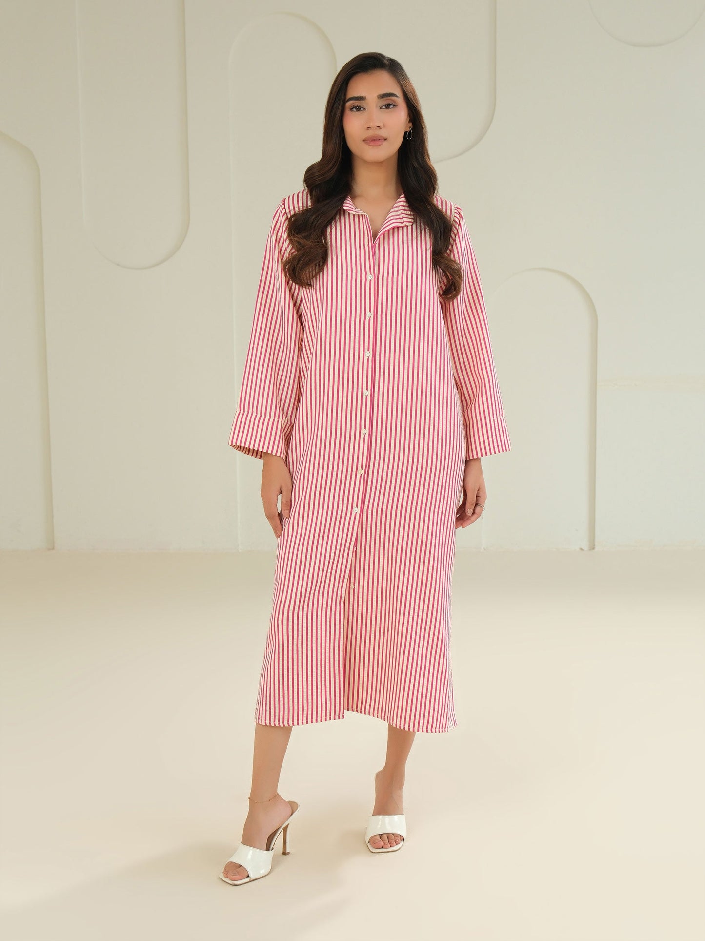 Printed Yarn Dyed Dress