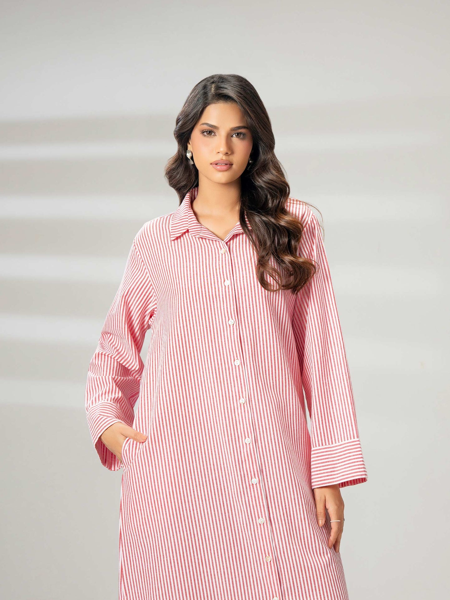 Printed Yarn Dyed Dress