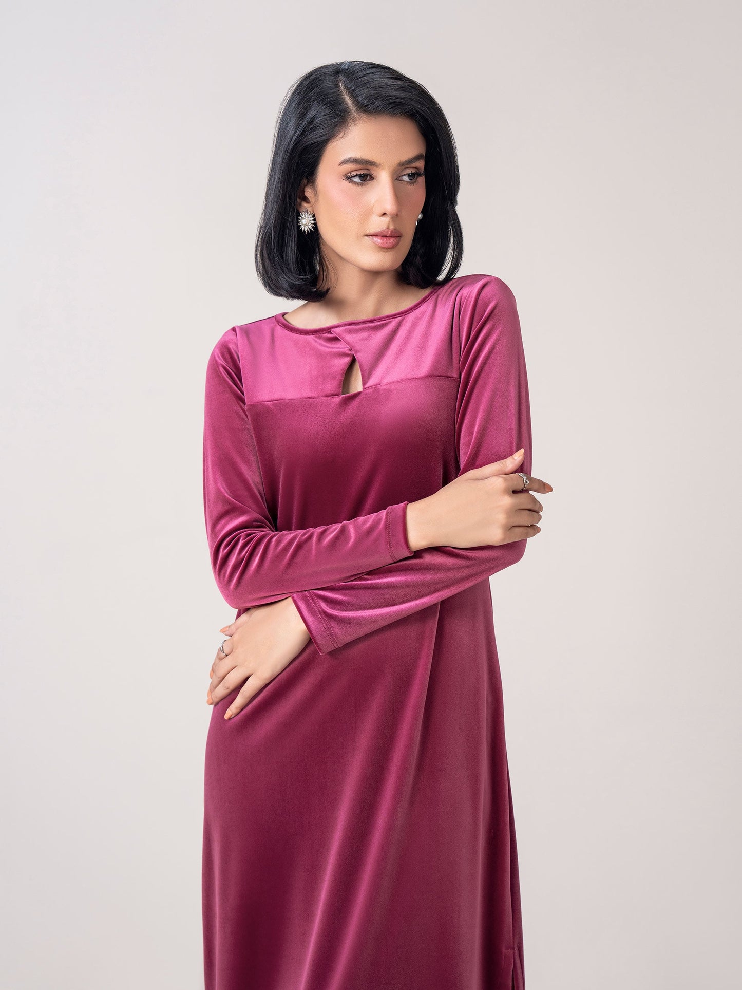 Velour Dress (Pret)
